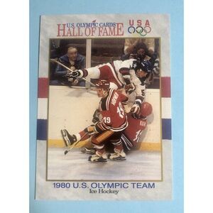 1991 Impel USA Olympic Hall of Fame 1980 US Ice Hockey Team Card #67